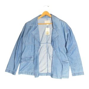 Caslon denim cardigan top jacket Small